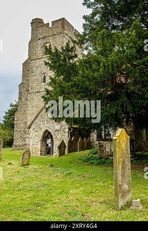 Église St Marys, Old Church Road, Burham, Kent Banque D'Images