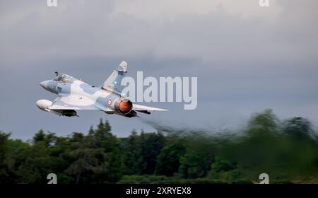 Armée de l'air française, Dassault Mirage 2000 5, départ le jour des départs au Royal International Air Tattoo Banque D'Images