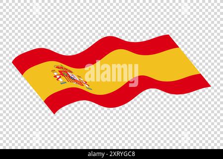 Drapeau national de l'Espagne. Illustration vectorielle Illustration de Vecteur