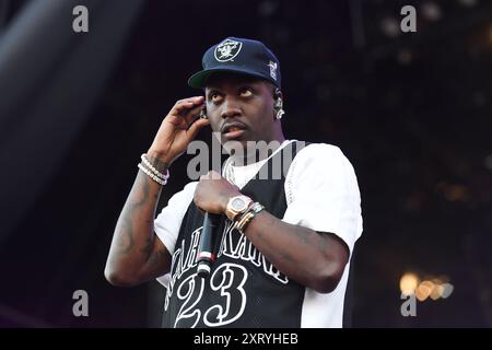 ROYAUME-UNI. 11 août 2024. MILTON KEYNES, ANGLETERRE - 11 AOÛT : Lil Yachty se produit au Bludfest le 11 août 2024 à Milton Keynes, Angleterre. CAP/Mar © Mar/Capital Pictures crédit : Capital Pictures/Alamy Live News Banque D'Images