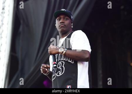 ROYAUME-UNI. 11 août 2024. MILTON KEYNES, ANGLETERRE - 11 AOÛT : Lil Yachty se produit au Bludfest le 11 août 2024 à Milton Keynes, Angleterre. CAP/Mar © Mar/Capital Pictures crédit : Capital Pictures/Alamy Live News Banque D'Images