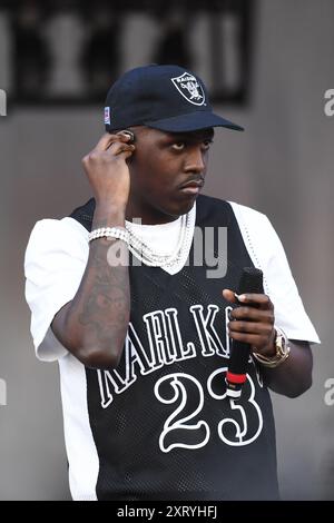 ROYAUME-UNI. 11 août 2024. MILTON KEYNES, ANGLETERRE - 11 AOÛT : Lil Yachty se produit au Bludfest le 11 août 2024 à Milton Keynes, Angleterre. CAP/Mar © Mar/Capital Pictures crédit : Capital Pictures/Alamy Live News Banque D'Images