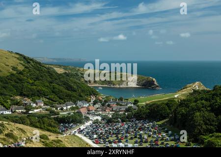 De Lulworth Cove, Durdle door Banque D'Images