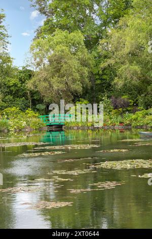 Le jardin de Monet, Giverny Banque D'Images