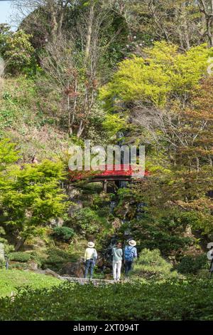 Fujita Memorial Garden, Hirosaki, au printemps. Banque D'Images