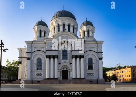 Kaunas, Lituanie. 30 juin 2024. Église de Michel l'Archange Banque D'Images