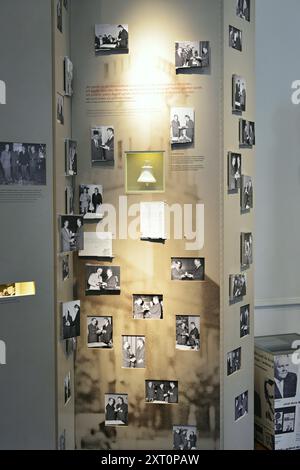 Le musée Willy Brandt House est dédié au chancelier fédéral et lauréat du prix Nobel de la paix à Lübeck, en Allemagne Banque D'Images