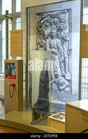 Le musée Willy Brandt House est dédié au chancelier fédéral et lauréat du prix Nobel de la paix à Lübeck, en Allemagne Banque D'Images