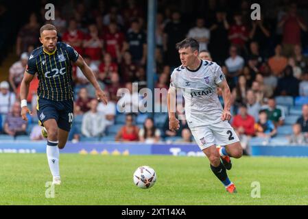 Southend Utd contre York City en 2024-25 Vanarama National League au Roots Hall. Premier jeu sous la nouvelle propriété de COSU. Ryan Fallowfield de York Banque D'Images