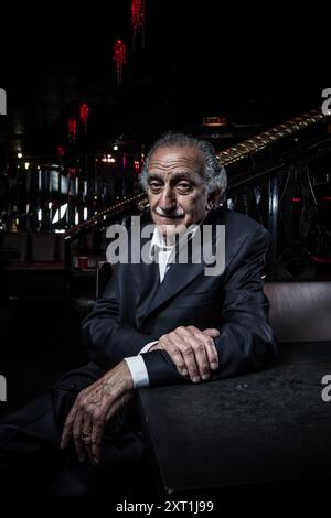 Oscar Owide, ancien propriétaire du Windmill Club, Londres Banque D'Images