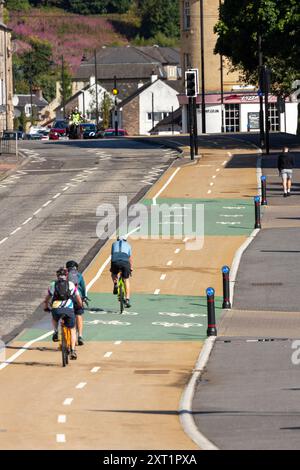 Piste cyclable dédiée à Stirling en Écosse Banque D'Images