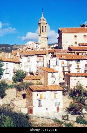 Linares de Mora, province de Teruel, Aragon, Espagne. Banque D'Images