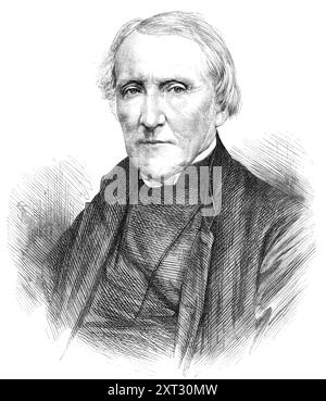 Le nouvel évêque de Chichester, 1870. Gravure d'après une photographie de Mr. S. A. Walker. 'Le Rev. Richard Durnford, D.D.,... a reçu son éducation à Eton College, où il a contribué au célèbre Etonian, dont feu le Mr. Winthrop M. Praed était rédacteur en chef; et beaucoup de ses versets latins apparaissent dans les Musae Etonenses...[à Oxford] il a été élu successivement Demy et fellow du Magdalen College, où il a obtenu son baccalauréat en Pâques de 1826, obtenant une première classe en honneurs classiques, et a procédé à une maîtrise en 1829. Ayant été ordonné diacre en 1830, et admis int Banque D'Images