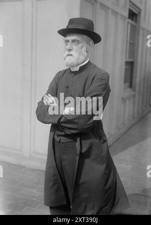 RT. Mgr Charles Gore, évêque d'Oxford, 1918. Montre l'évêque anglican Charles Gore (1853-1932) venu aux États-Unis le 11 septembre 1918 pour une tournée de conférences avec Arthur Thomas Guttery (1862-1920, évêque d'Oxford. Banque D'Images