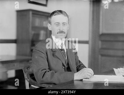 H.L. Stimson à Desk Writing, 1910. Banque D'Images