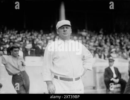 John McGraw, New York NL, à Polo Grounds, NY (baseball), 1914. Banque D'Images