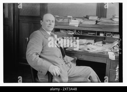 Herman Bernstein, entre c1915 et c1920. Herman Bernstein (1876-1935), journaliste américain, activiste juif et ambassadeur américain en Albanie. Banque D'Images