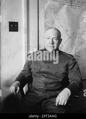 Major Davis Elkins, entre c1915 et c1920. Montre Davis Elkins (1876-1959) qui a servi dans l'armée américaine pendant la première Guerre mondiale et est devenu plus tard sénateur de Virginie-occidentale. Banque D'Images