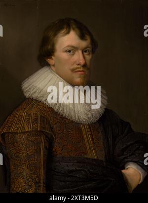 Portrait de Gerrit Schaep, 1628. Trouvé dans la collection de la Galerie nationale slovaque, Bratislava. Banque D'Images