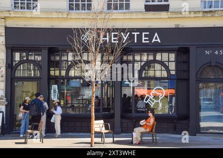 Londres, Royaume-Uni. 13 août 2024. Heytea dans le West End près de Covent Garden et Bloomsbury. Crédit : Vuk Valcic / Alamy Banque D'Images