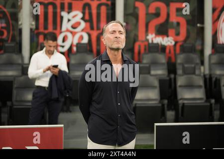 Milan, Italie. 13 août 2024. Lors du match de football Silvio Berlusconi Trophy (Trofeo Berlusconi) entre Milan et Monza, au stade San Siro de Milan, Italie - mardi 13 août 2024. Sport - Soccer . (Marco Alpozzi/LaPresse) crédit : LaPresse/Alamy Live News Banque D'Images