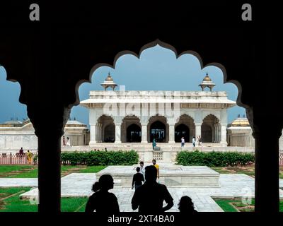 Agra Fort Anguri Bagh (Uttar Pradesh/Inde) Banque D'Images