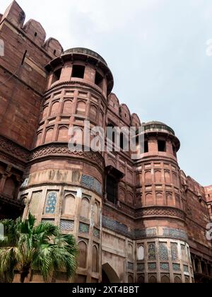 Agra Fort Amar Singh Gate (Uttar Pradesh/Inde) Banque D'Images