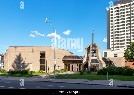 Ottawa, Canada - 4 juin 2024 : paroisse du Sacré-cœur, église catholique chrétienne. Sacré coeur Banque D'Images