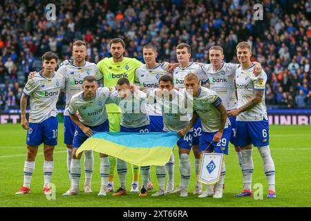 Glasgow, Royaume-Uni. 13 août 2024. Les Rangers ont joué au Dynamo Kyiv en Ligue des Champions, à Hampden Park, Glasgow, Écosse, Royaume-Uni. Le score final était Rangers 0 - 2 Dynamo Kyiv et les buts ont été marqués par O. Pikhalionok (82') et N. Voloshyn (84'). Crédit : Findlay/Alamy Live News Banque D'Images