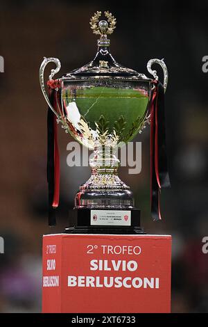 Milan, Italie. 13 août 2024. Match de football Silvio Berlusconi Trophy (Trofeo Berlusconi) entre Milan et Monza, au stade San Siro de Milan, Italie - mardi 13 août 2024. Sport - Soccer . (Marco Alpozzi/LaPresse) crédit : LaPresse/Alamy Live News Banque D'Images