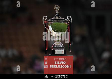 Milan, Italie. 13 août 2024. Match de football Silvio Berlusconi Trophy (Trofeo Berlusconi) entre Milan et Monza, au stade San Siro de Milan, Italie - mardi 13 août 2024. Sport - Soccer . (Marco Alpozzi/LaPresse) crédit : LaPresse/Alamy Live News Banque D'Images