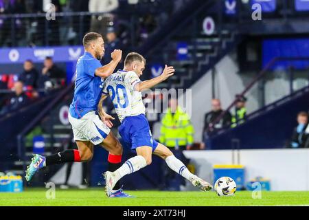 Glasgow, Royaume-Uni. 13 août 2024. Les Rangers ont joué au Dynamo Kyiv en Ligue des Champions, à Hampden Park, Glasgow, Écosse, Royaume-Uni. Le score final était Rangers 0 - 2 Dynamo Kyiv et les buts ont été marqués par O. Pikhalionok (82') et N. Voloshyn (84'). Crédit : Findlay/Alamy Live News Banque D'Images