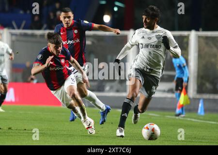 Argentine. 13 août 2024. Buenos Aires, 13.08.2024 : Gustavo Scarpa lors de la manche de la 16e Coupe Libertadores au Nuevo Gasómetro Stadium ( Credit : Néstor J. Beremblum/Alamy Live News Banque D'Images