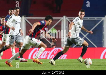 Argentine. 13 août 2024. Buenos Aires, 13.08.2024 : Paulinho de l'Atlético Mineiro lors de la manche de la 16e Coupe Libertadores au Nuevo Gasómetro Stadium ( Credit : Néstor J. Beremblum/Alamy Live News Banque D'Images