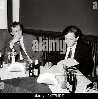 Donald Tusk, vie politique en Pologne, Donald Franciszek Tusk (né le 22 avril 1957 à Gdansk) - homme politique polonais, historien de formation, photo Kazimierz Jurewicz Banque D'Images