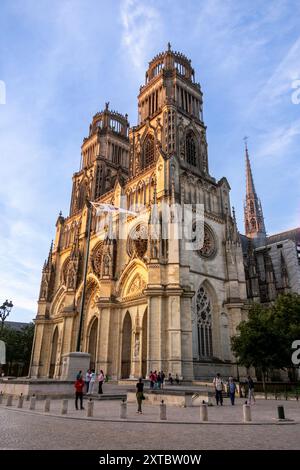 Basilique Cathédrale Sainte-Croix d'Orléans, Orléans, Centre Val de Loire, France, Europe Banque D'Images