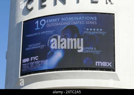 Los Angeles, Californie, USA 13 août 2024 True Detective Night Country HBO FYC Billboard avec Jodie Foster et Kali Reis le 13 août 2024 à Los Angeles, Californie, USA. Photo de Barry King/Alamy Stock photo Banque D'Images