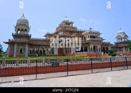 Royal Albert Hall Museum, Ram Niwas Garden, Jaipur, le plus ancien musée du Rajasthan Banque D'Images