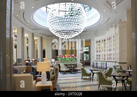 The Corinthia Hotel, Londres, Royaume-Uni. Un hôtel 5 étoiles exclusif au coeur de Westminster. Banque D'Images