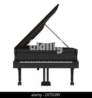 Grand Piano isolé Banque D'Images