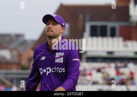 Leeds, Angleterre, 24 juillet 2021. Adam Lyth joue pour les Superchargers du Nord contre Welsh Fire dans les cent à Headingley. Crédit : Colin Edwards Banque D'Images