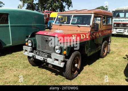 Land Rover de Fred Dibnah. Astle Park Steam Rally 2024. Banque D'Images