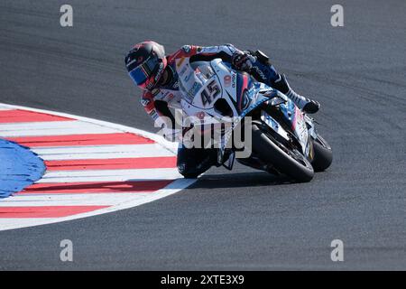 (45) Scott Redding du Royaume-Uni de Bonovo action BMW Team, pilote la BMW M1000 RR en action lors du Championnat du monde FIM Motul Superbike - Rou Banque D'Images