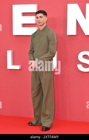 Londres, Royaume-Uni. 14 août 2024. Archie Renaux au gala britannique d'Alien Romulus au Cineworld Leicester Square crédit : Nils Jorgensen/Alamy Live News Banque D'Images