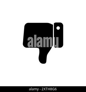 Logo Dislike Icon. n'aime pas le signe et le symbole. Main avec le pouce vers le bas Illustration de Vecteur