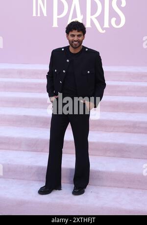 Los Angeles, États-Unis. 14 août 2024. Jay Shetty assiste à la première de la saison 4 de Netflix, Emily in Paris, partie 1, au Egyptian Theatre Hollywood le 14 août 2024 à Los Angeles, Californie. Photo : Crash/imageSPACE crédit : Imagespace/Alamy Live News Banque D'Images