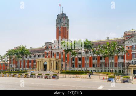 Vue du bâtiment du bureau présidentiel, Taipei, Taiwan Banque D'Images