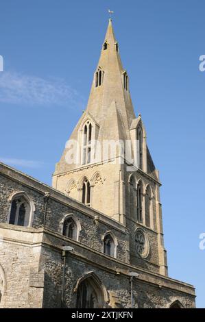 Église All Saints, Buckworth, Cambridgeshire Banque D'Images