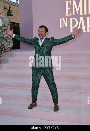 Los Angeles, Californie, États-Unis. 14 août 2024. William Abadie assiste à la première de « Emily in Paris » saison 4 part 1 de Netflix au Egyptian Theatre Hollywood le 14 août 2024 à Los Angeles, Californie. Crédit : Jeffrey Mayer/Media Punch/Alamy Live News Banque D'Images