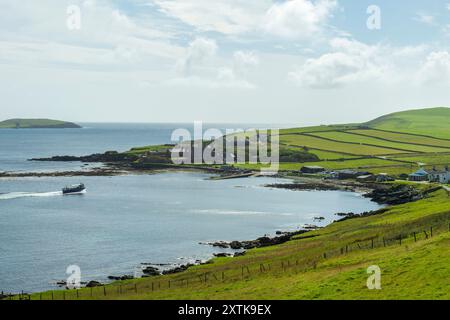 Sandwich et Hoswick petits villages à environ 12 miles au sud de Lerwick, sur le côté est du sud Mainland des Shetland, en Écosse. I Banque D'Images